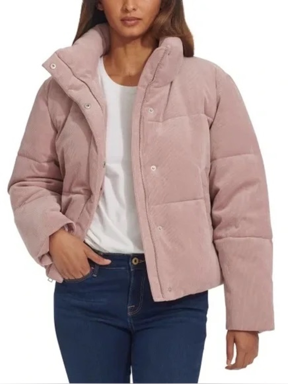 Levi's Ladies' Corded Puffer Jacket size XXL